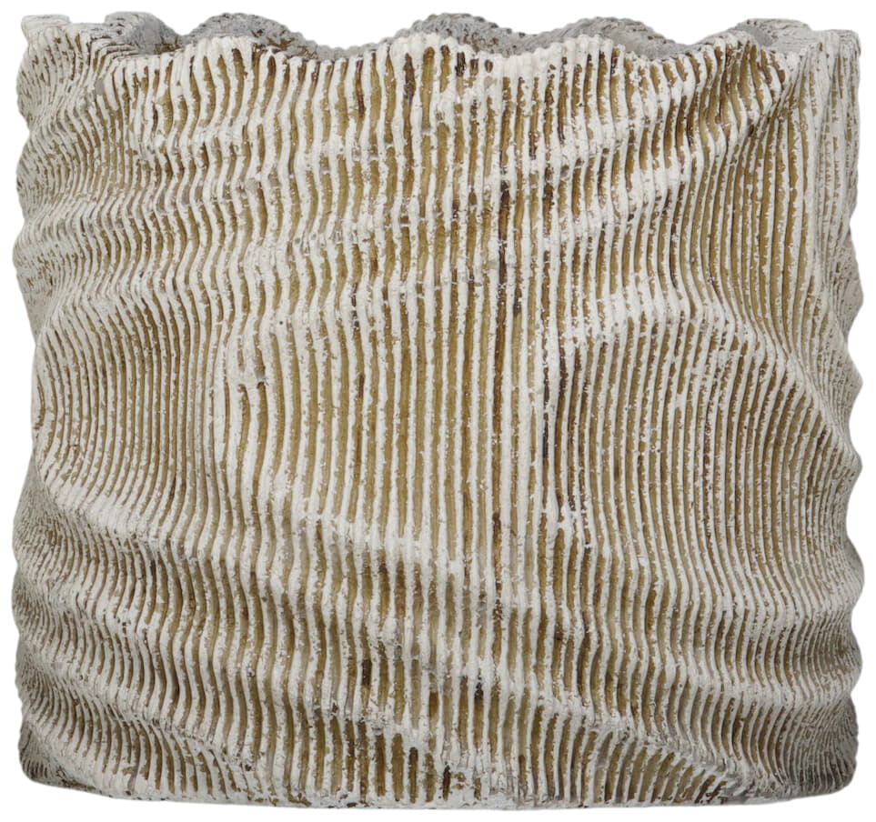 Bomont Collection Bloempot Rond 17.5x17.5x16cm Goud