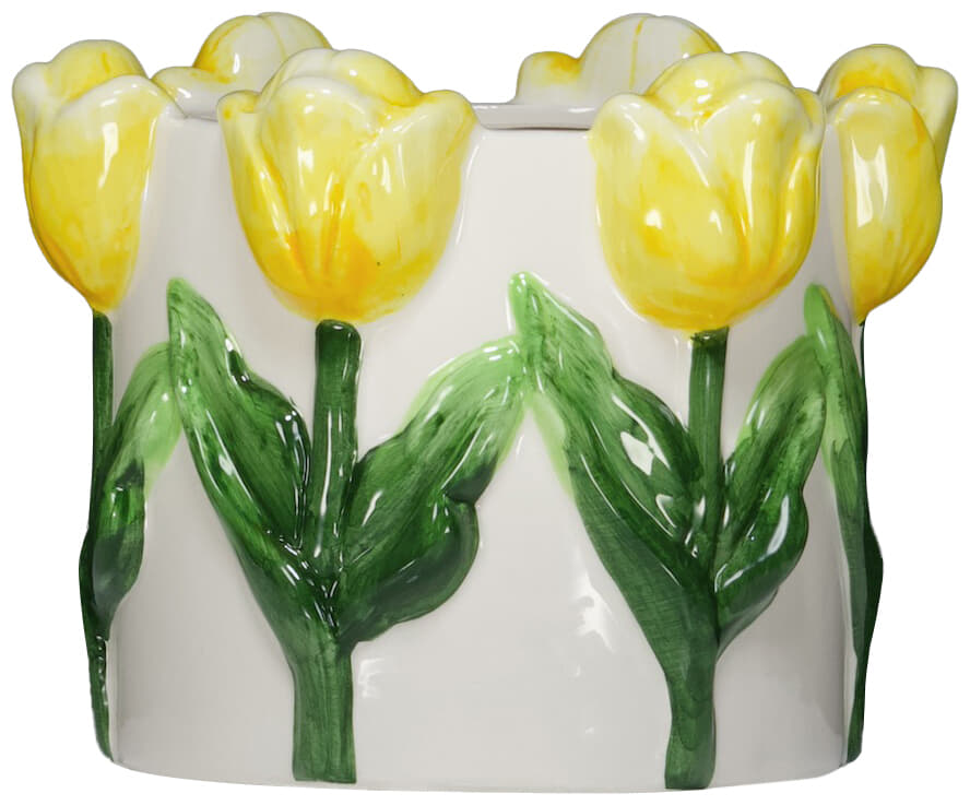Bomont Collection Pot Tulip 13 x 17 cm Geel