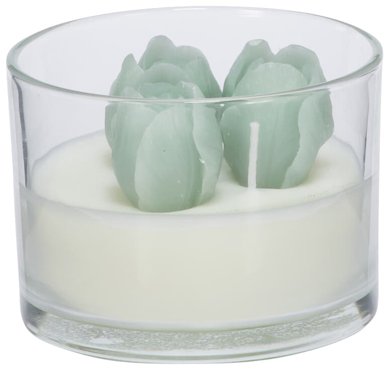 Bomont Collection Kaars Tullips 8 x 11 x 11 cm Groen