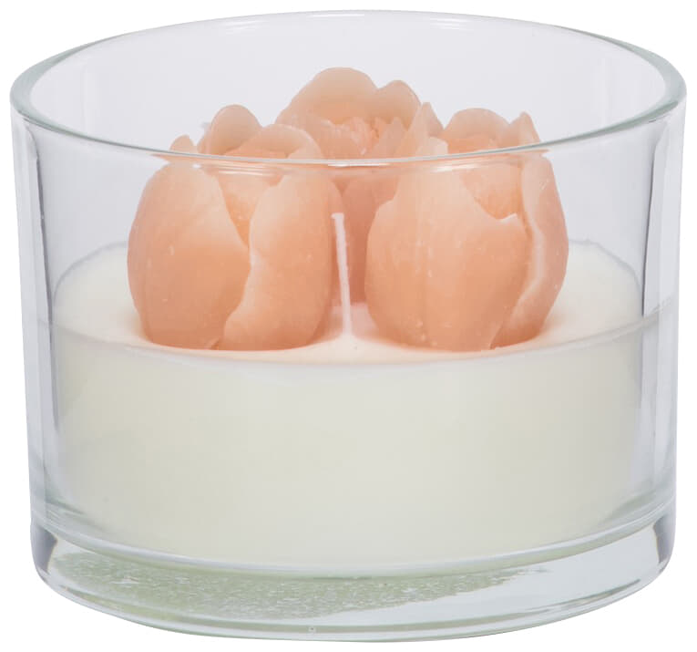 Bomont Collection Kaars Tullips 8 x 11 x 11 cm Oranje