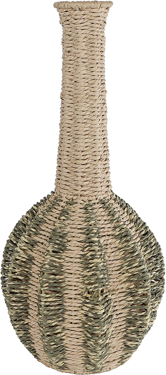 Bomont Collection Vaas "Tjitske" M zeegras 23 x 23 x 49 cm Groen