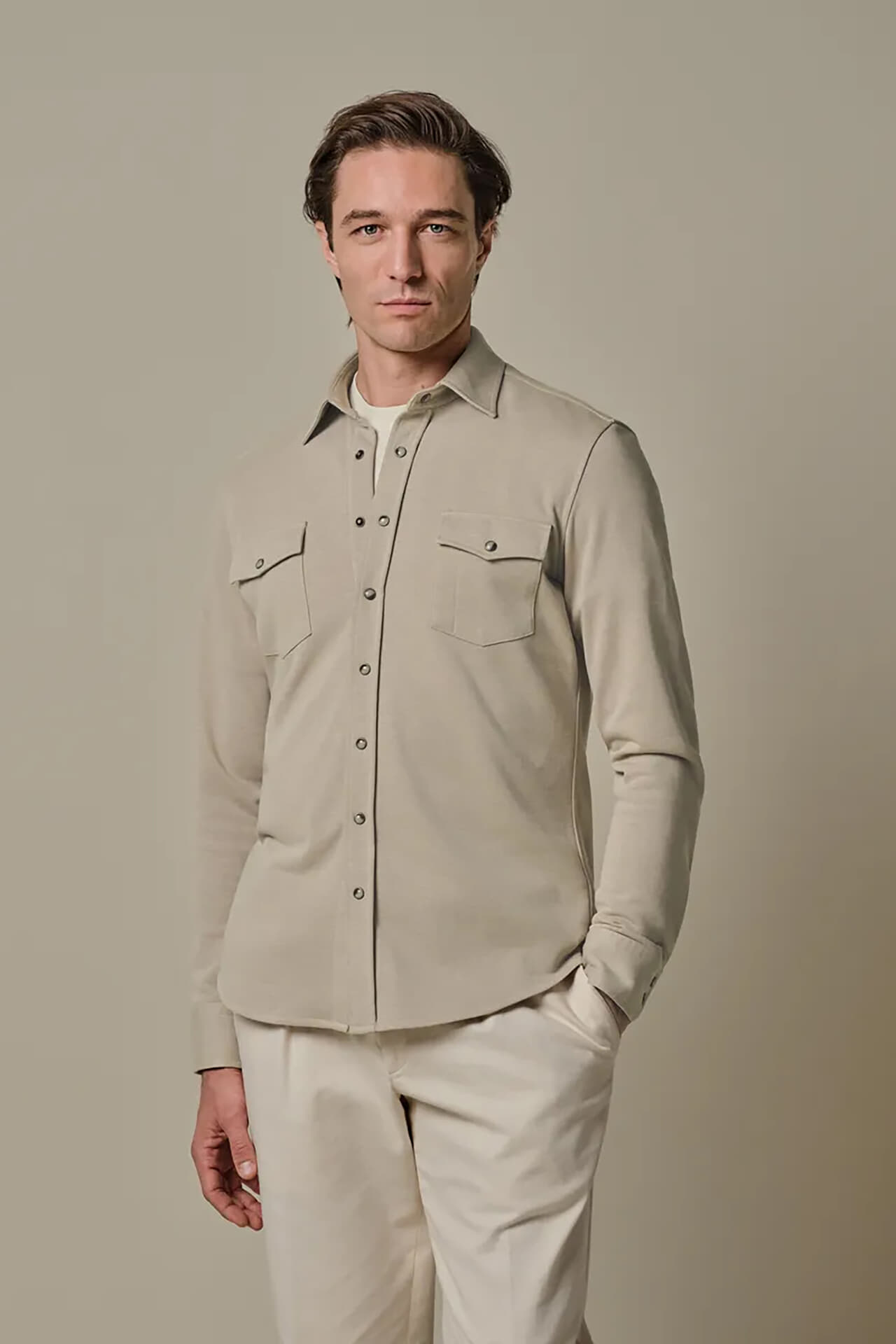 Profuomo Overshirt Western Beige