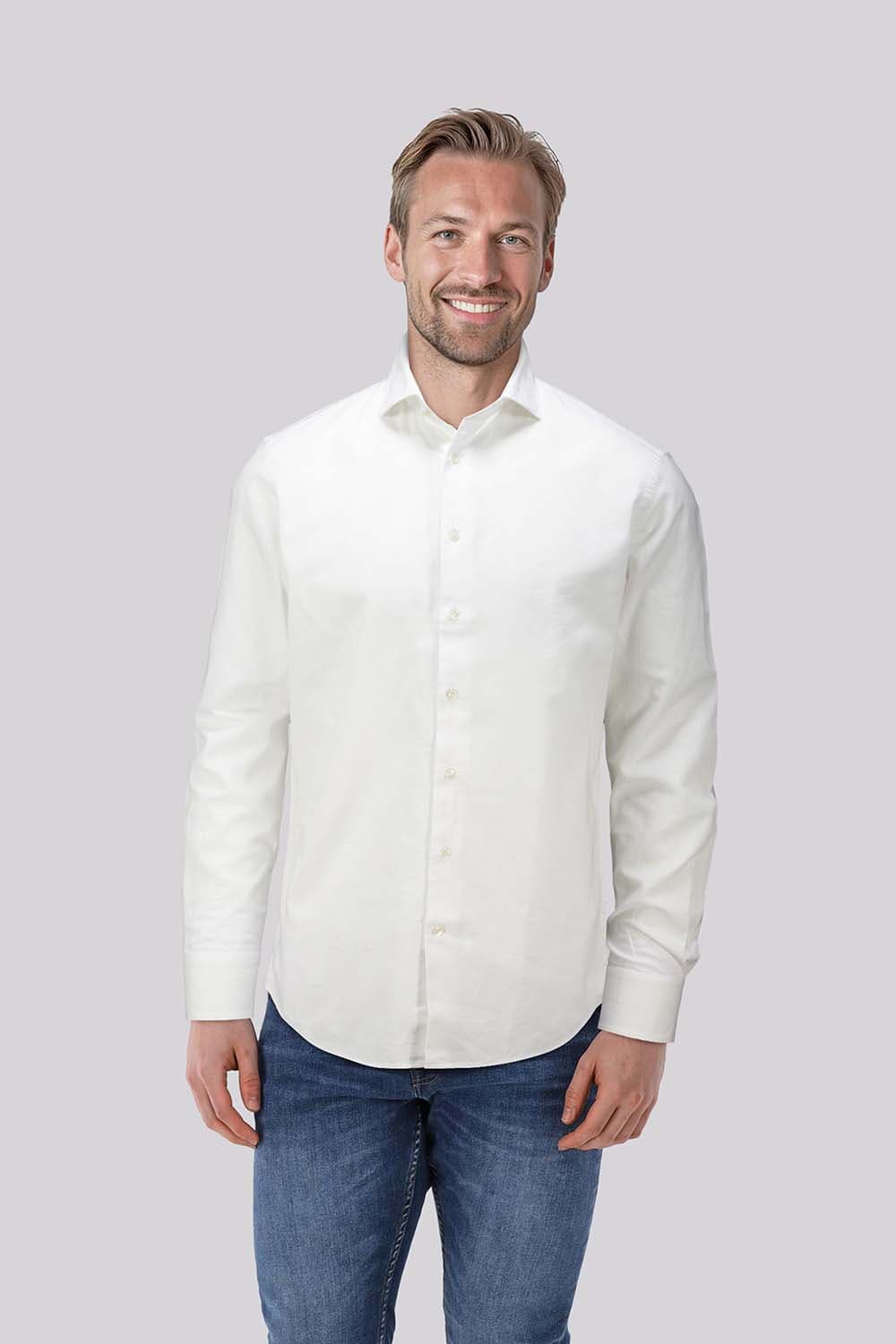 Profuomo Overhemd Cutaway Wit