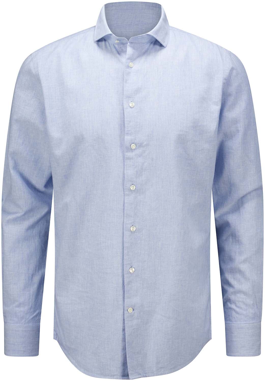 Profuomo Overhemd Cutaway Hemelsblauw