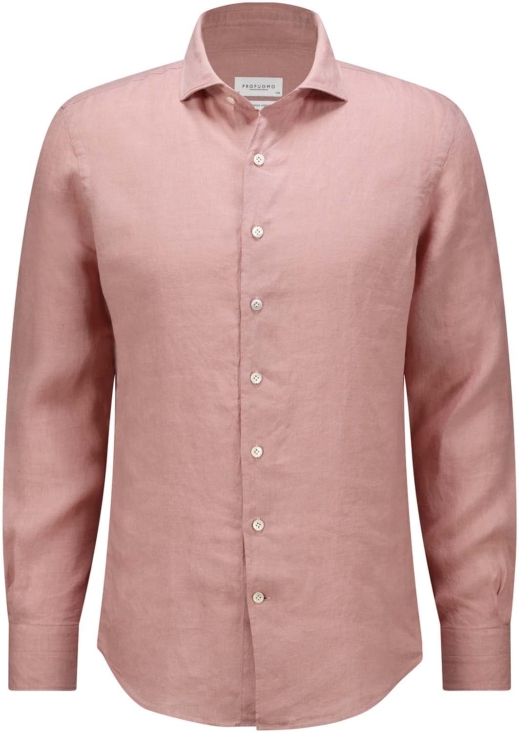Profuomo Overhemd Cutaway Roze