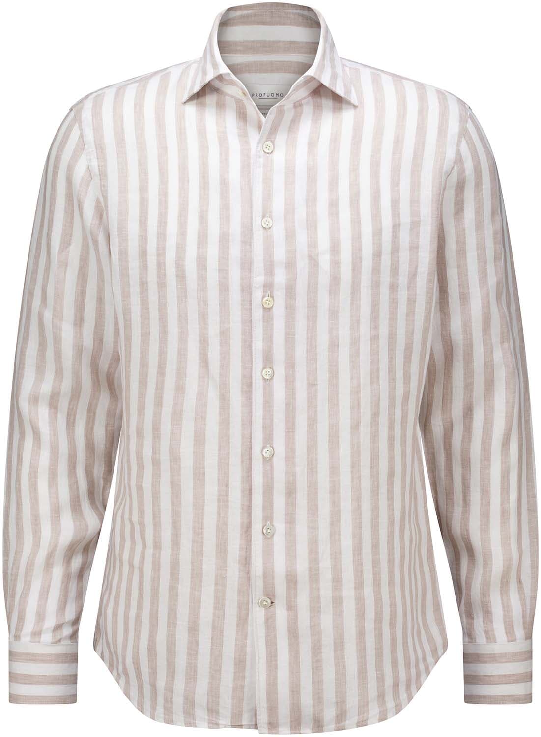 Profuomo Overhemd One Piece Beige