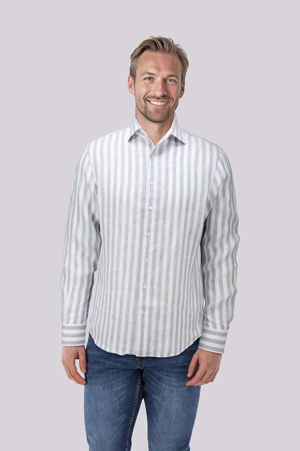 Profuomo Overhemd Blauw