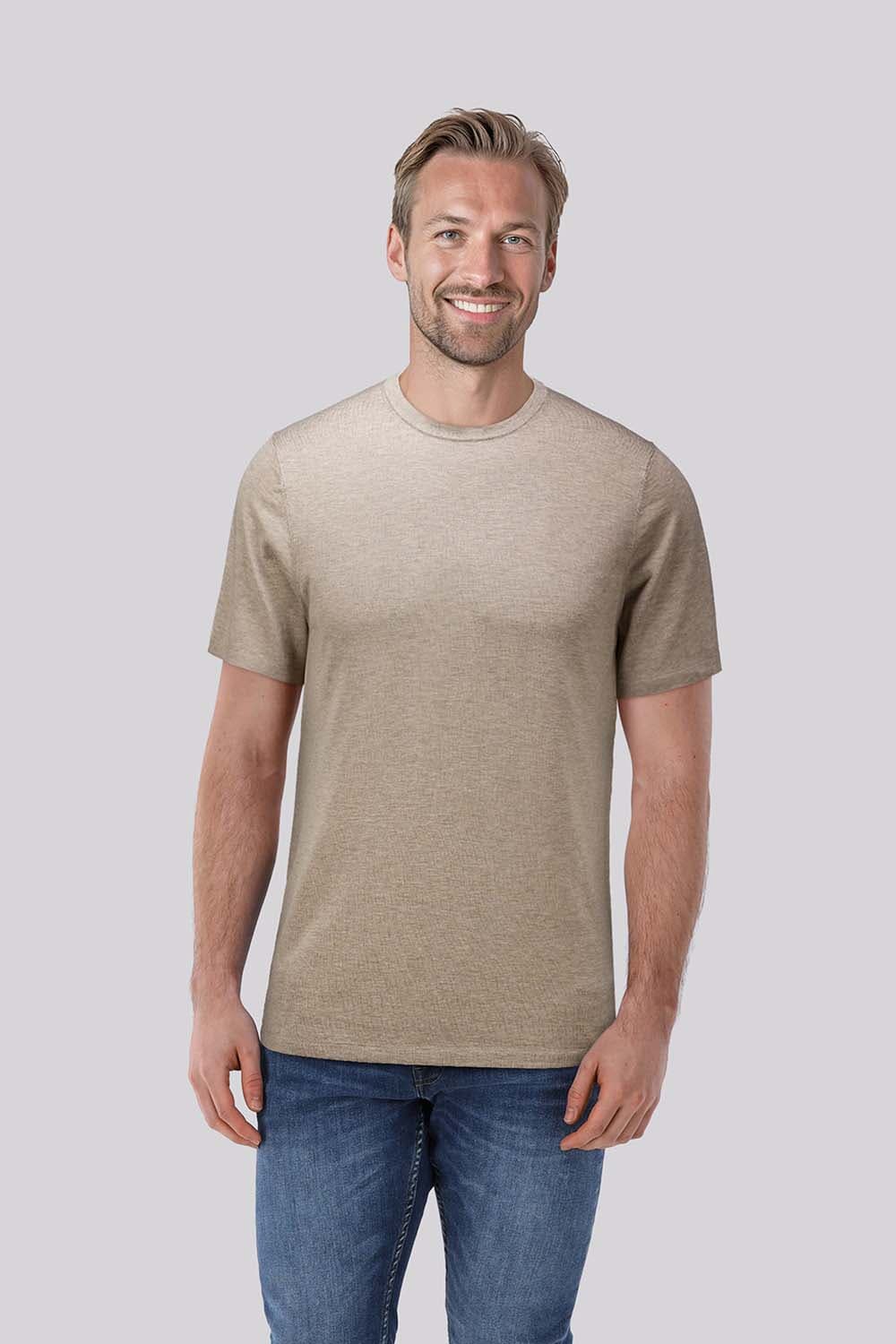 Profuomo T-Shirt Beige