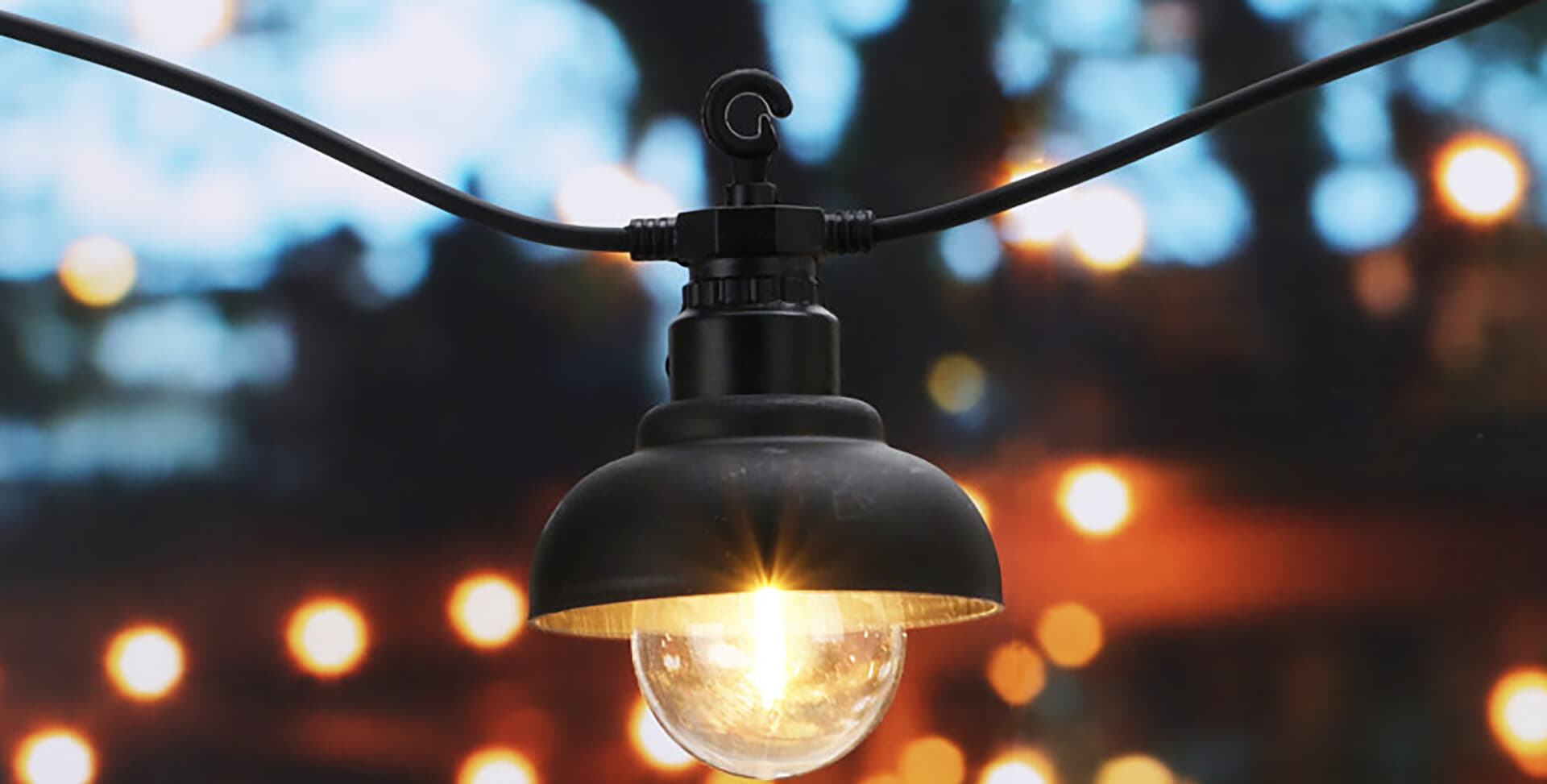 Bomont Collection FEESTVERLICHTING 10 LED WARM WHITE IP44 Zwart