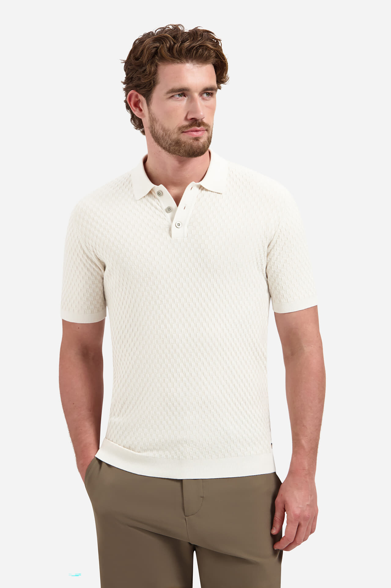 No Excess Pullover Polo Grijs