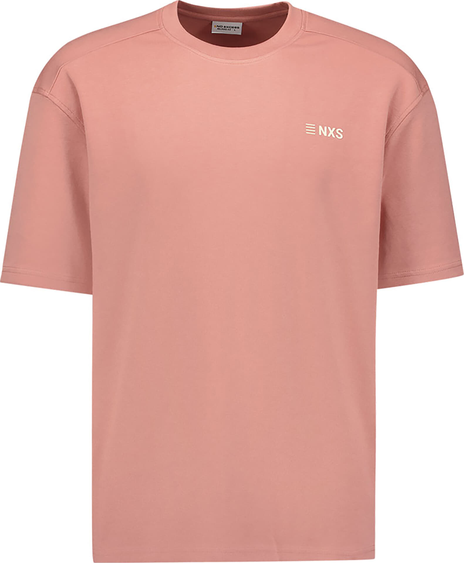 No Excess T-Shirt Crewneck Graphic Koraal