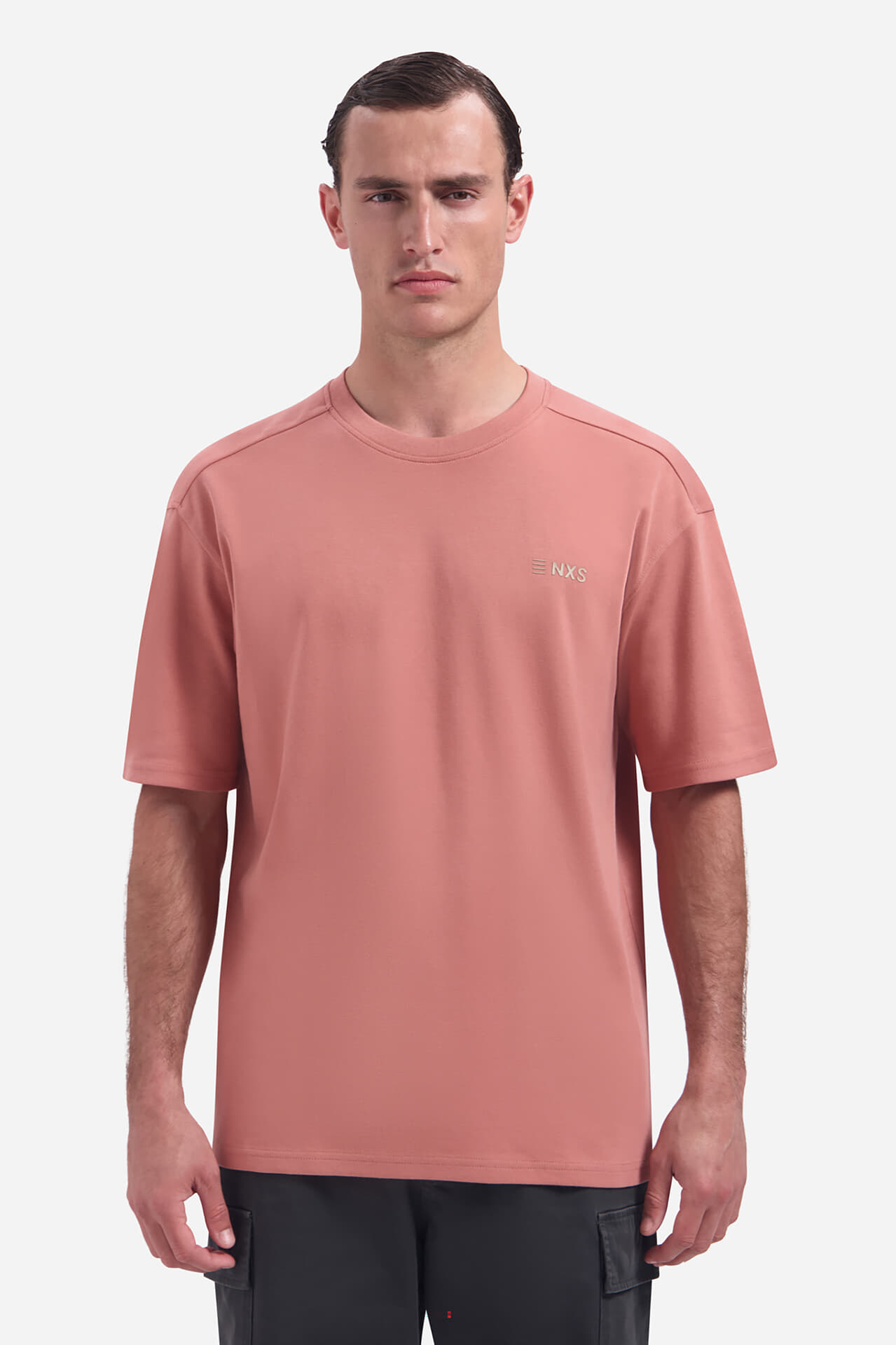 No Excess T-Shirt Crewneck Graphic Koraal