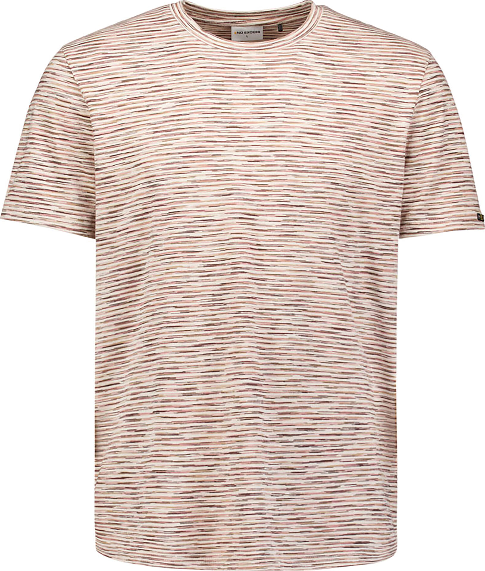 No Excess T-Shirt Crewneck Space Dye Grijs