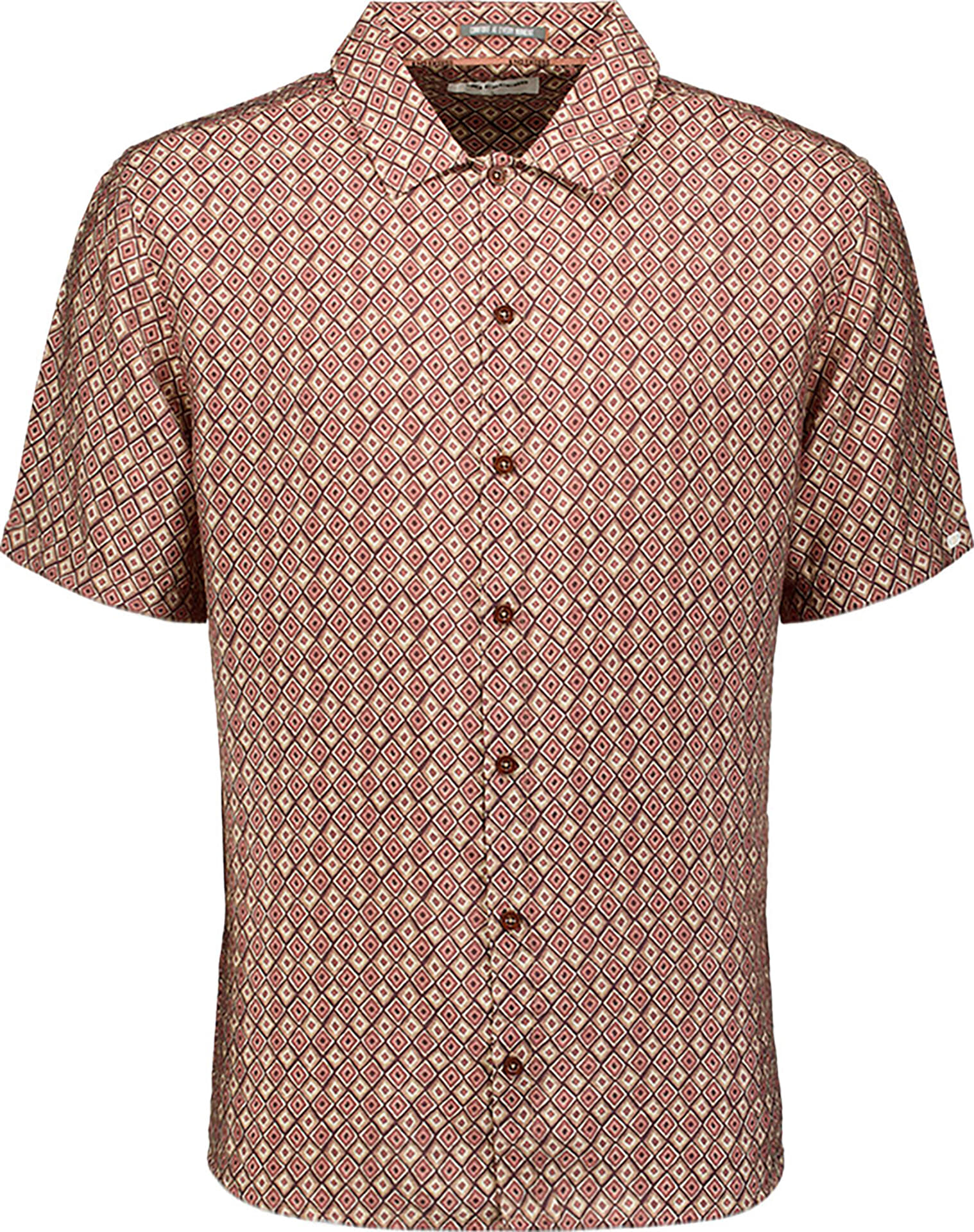 No Excess Overhemd Allover Printed Koraal