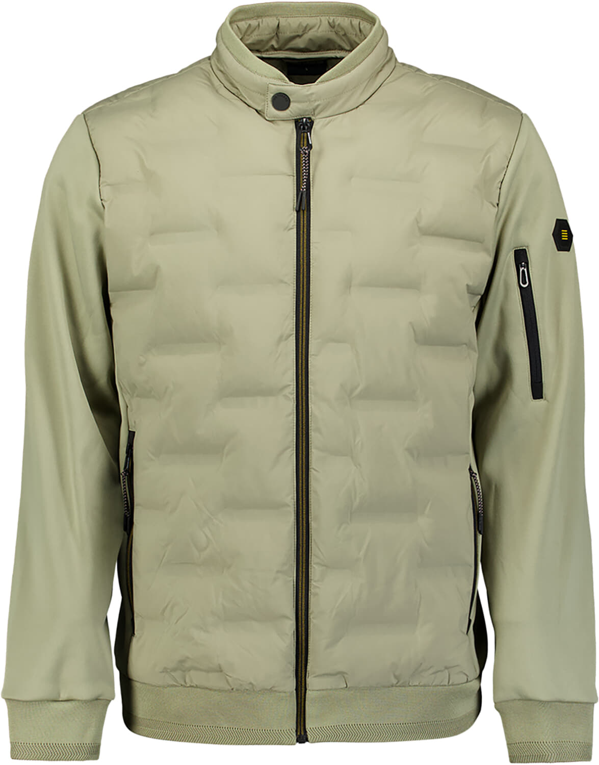 No Excess Gewatteerd Jack Stevig Kort met capuchon Army