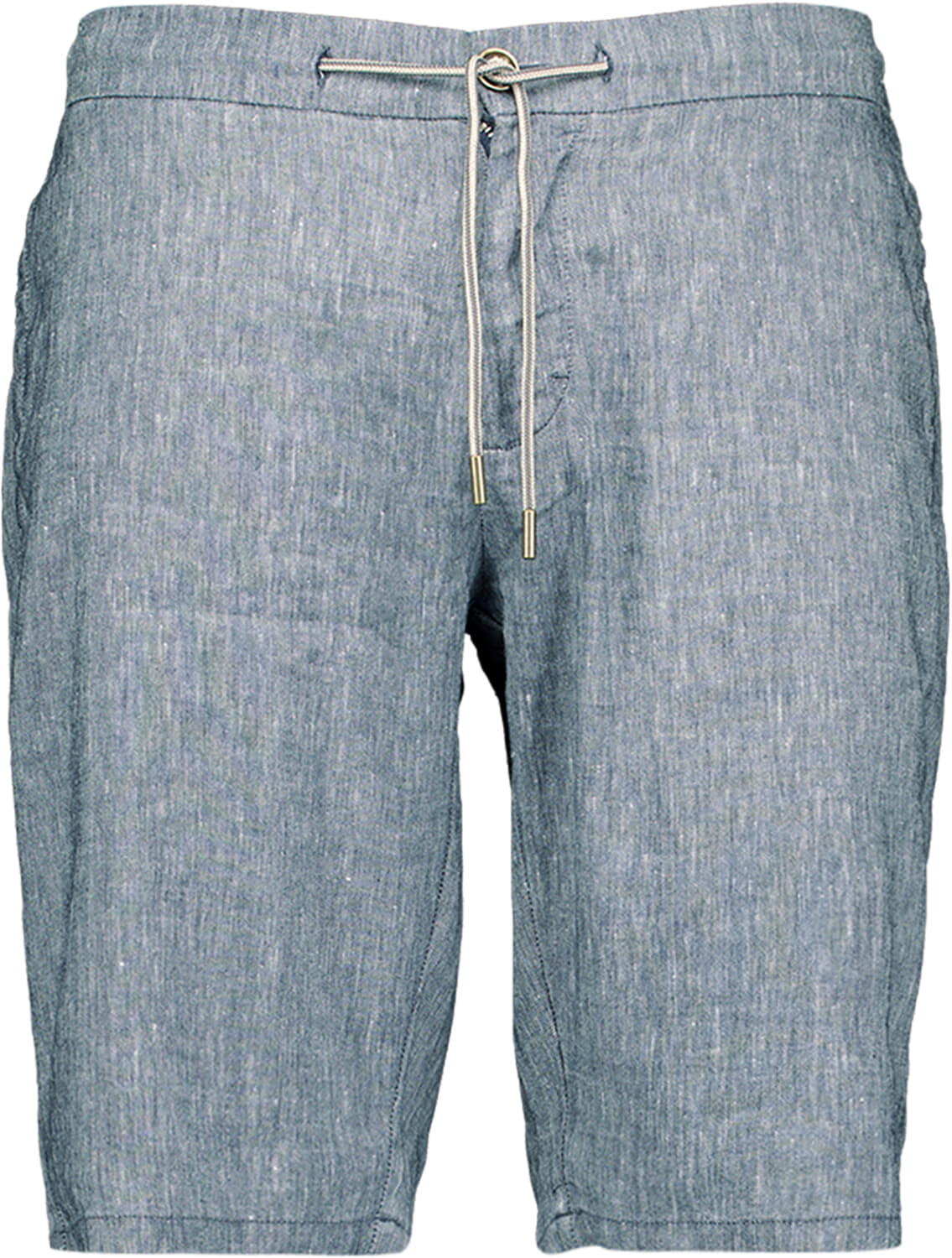 No Excess Short Chino With Linen Navy