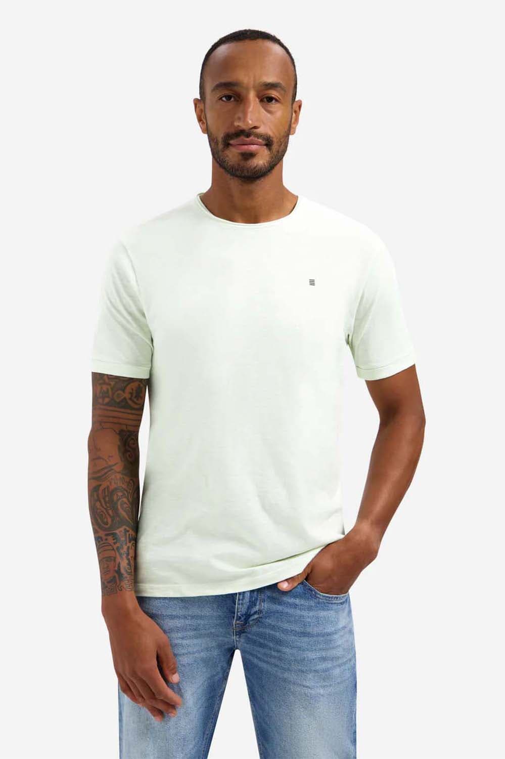 No Excess T-Shirt Crewneck Slub Lime