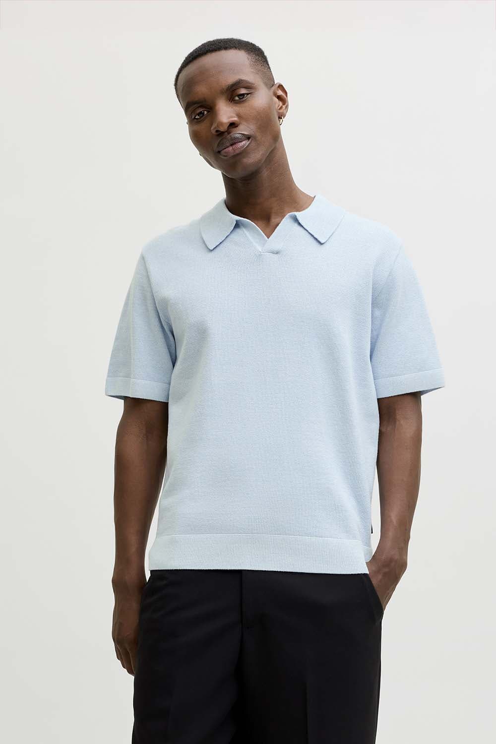 Jack & Jones Polo Jprblamilano  Hemelsblauw