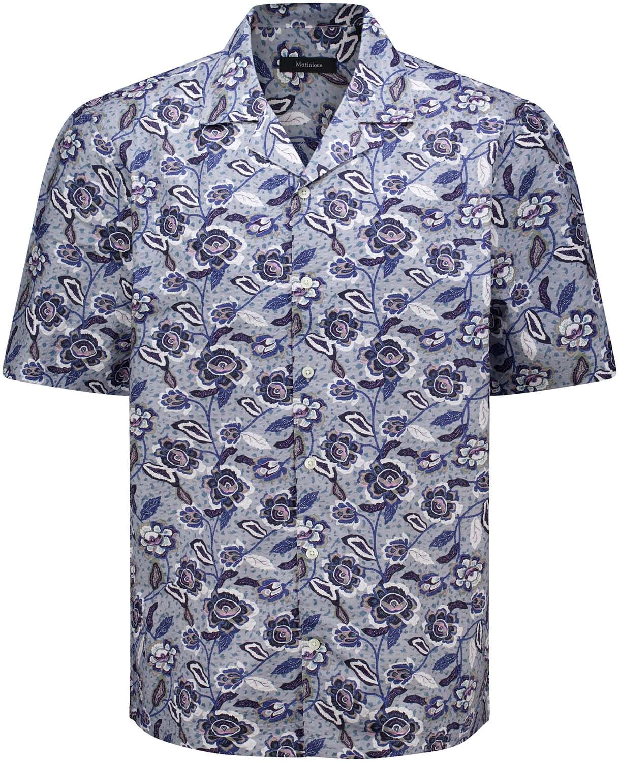 Matinique Overhemd Klampo Blauw