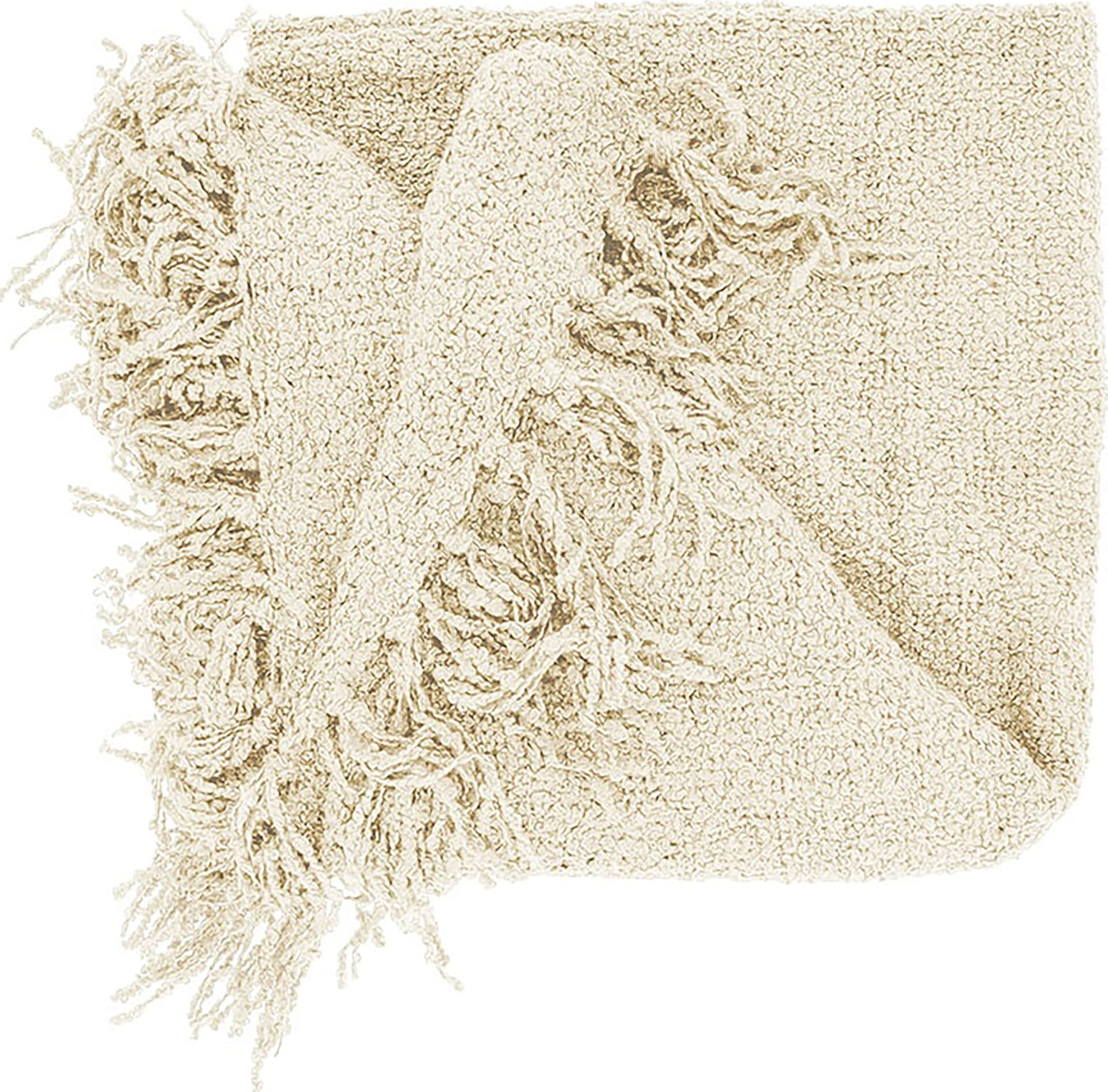 Bomont Collection Plaid Iris 130x150cm dove  Wit