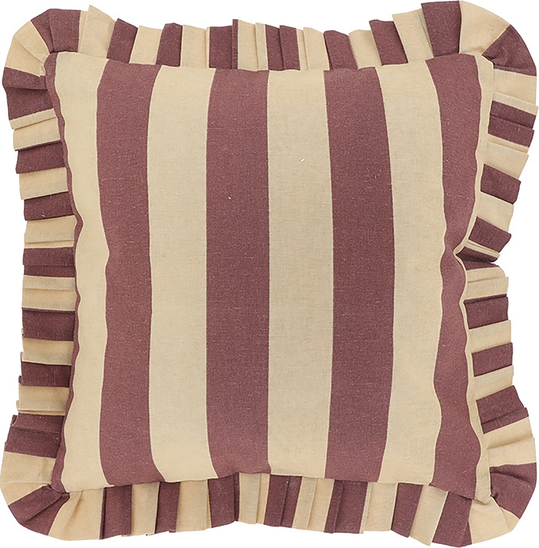 Bomont Collection Kussen Sepp 45x45cm marsala/sand Bordeaux Rood