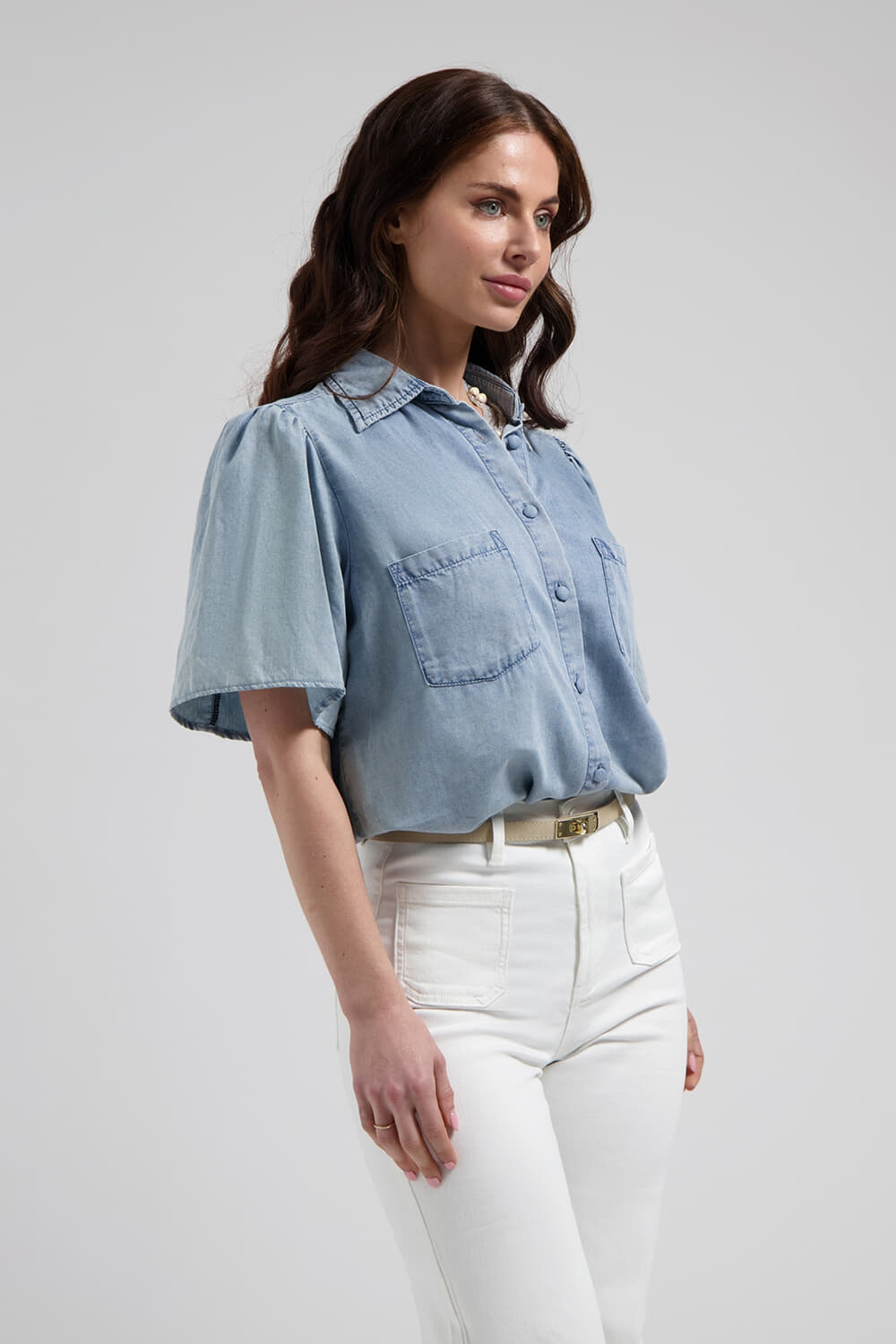 Florez Blouse Dané  Navy