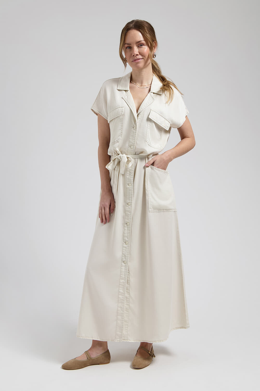 Florez Jurk Dina Off White