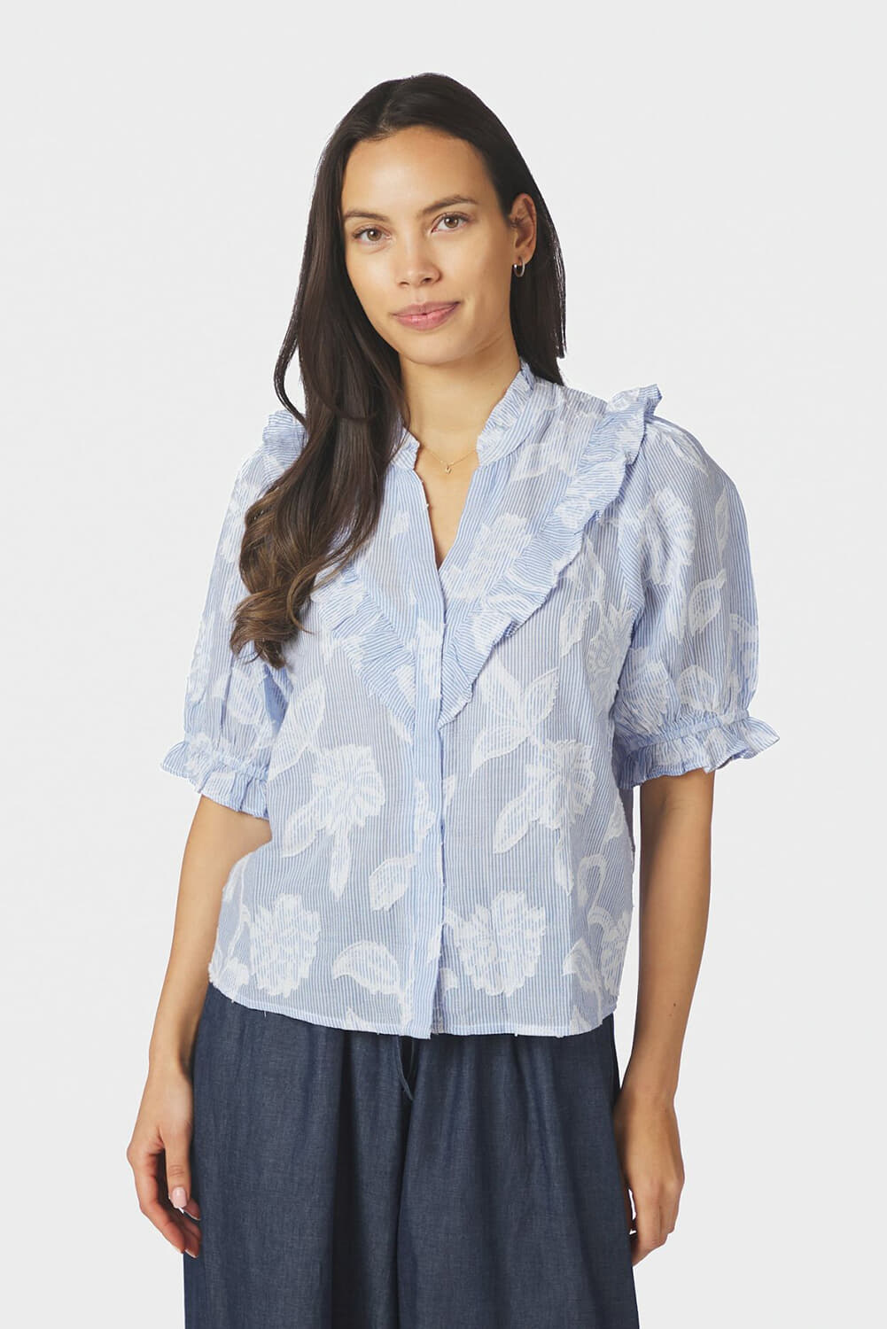 Neo Noir Blouse Manet Blauw