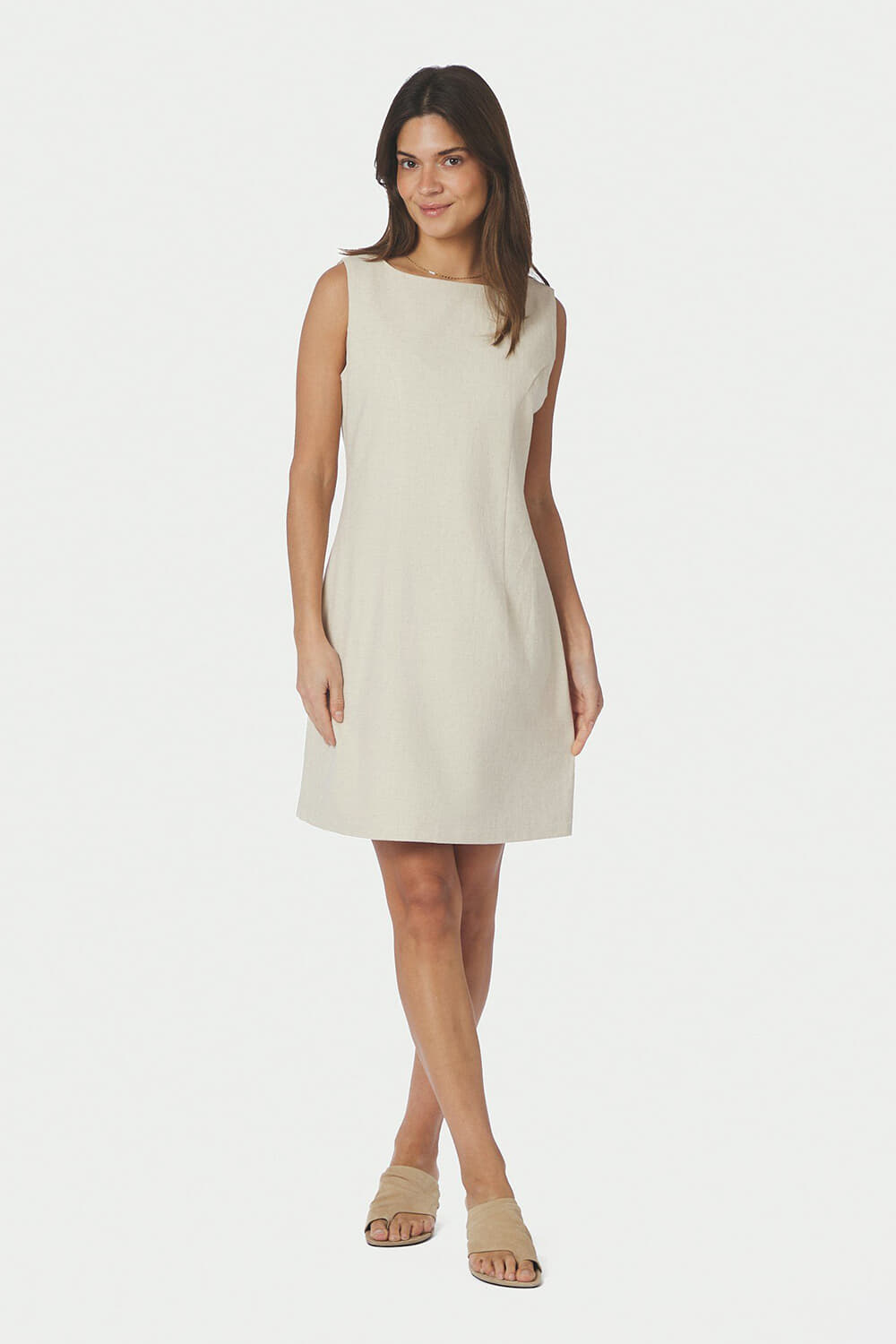 Neo Noir Jurk Bruna Crème