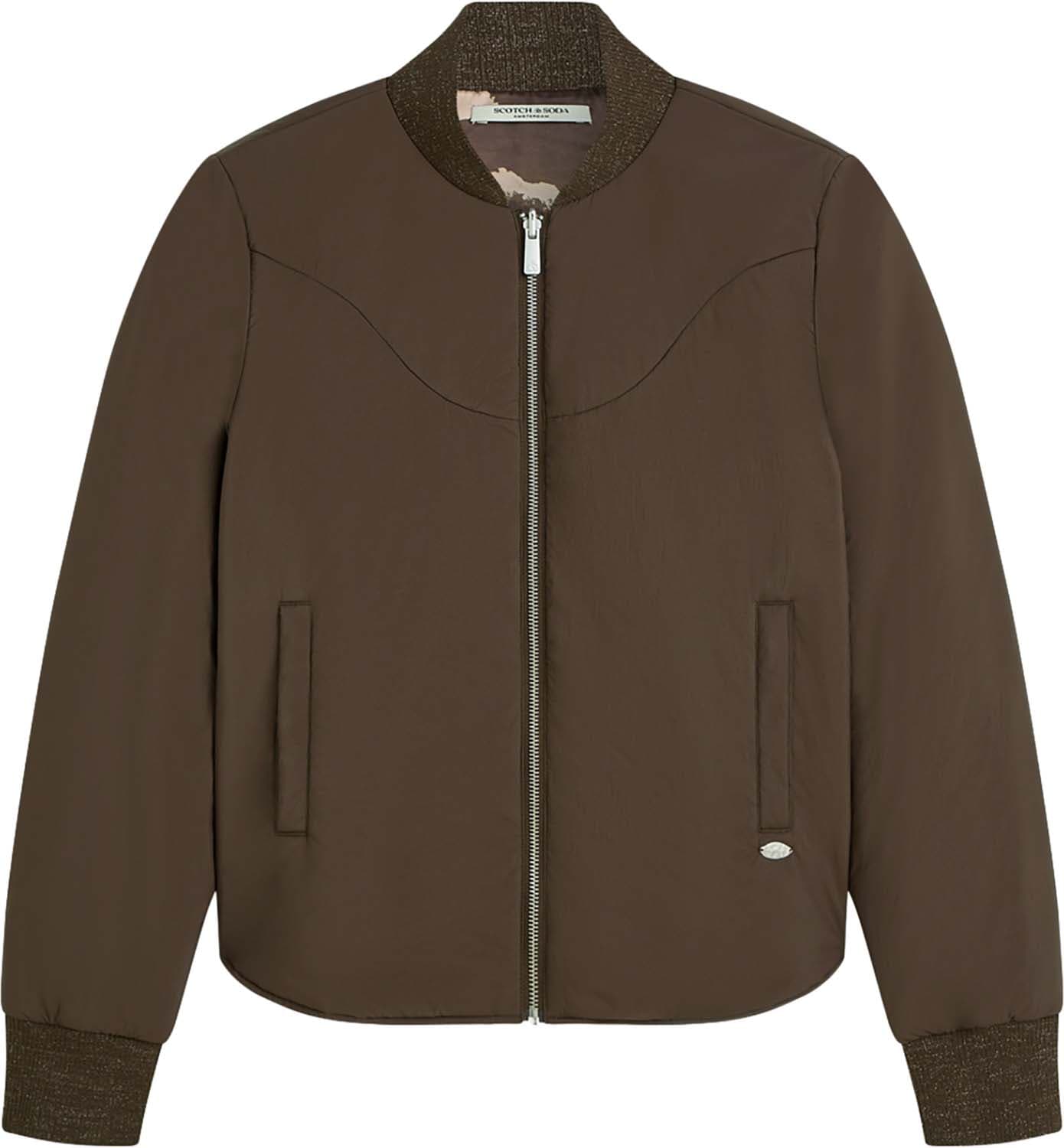 Scotch & Soda Bomberjack Omkeerbaar Bruin