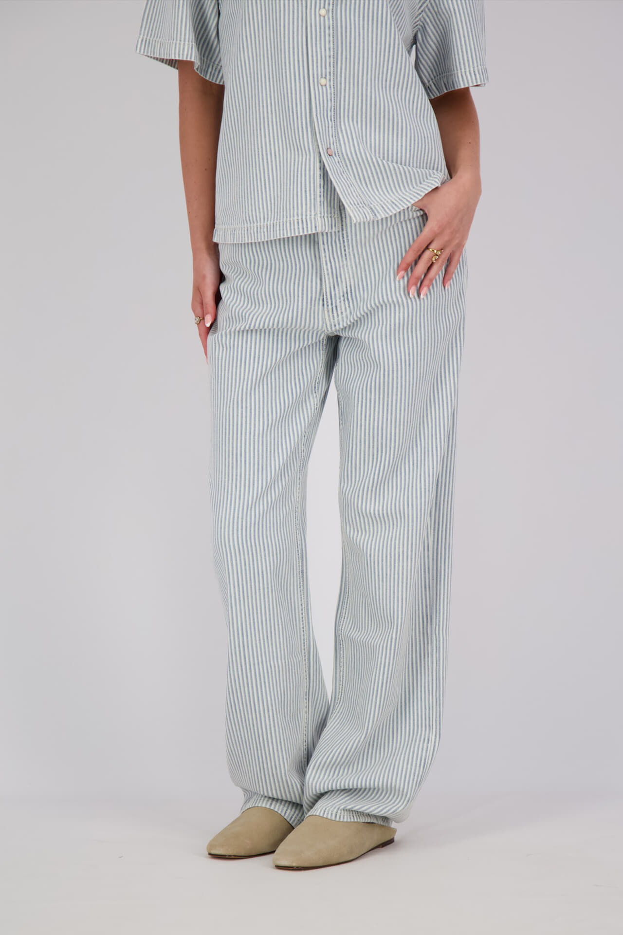 Scotch & Soda Jeans The Ripple Straight  Blauw