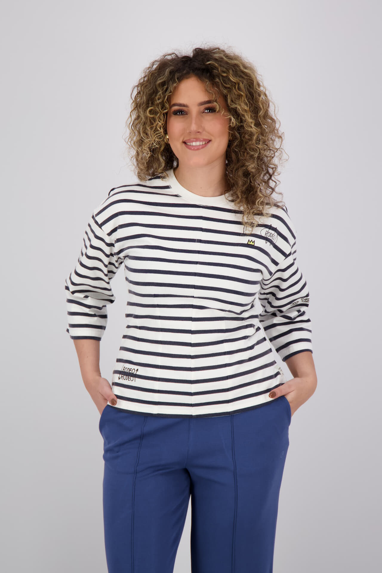 Scotch & Soda Longsleeve Blauw