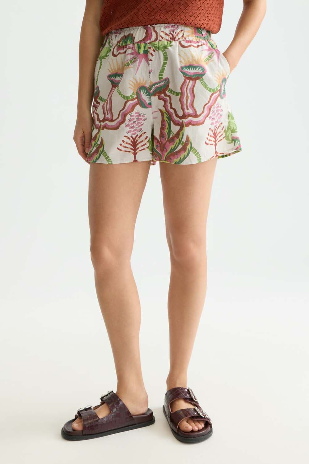 Scotch & Soda Short Elastic Waist Roze