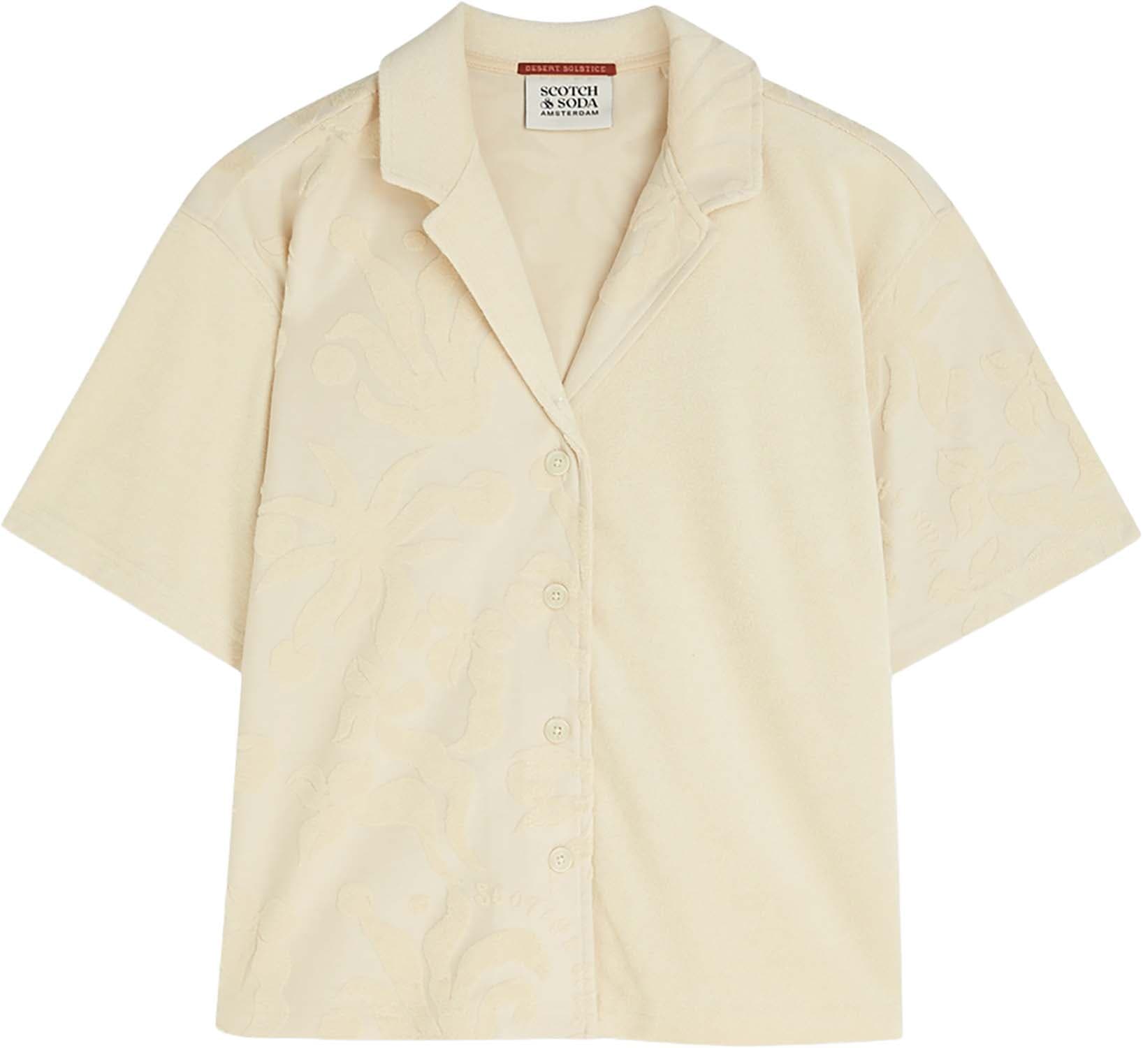 Scotch & Soda T-shirt Towelling Off White