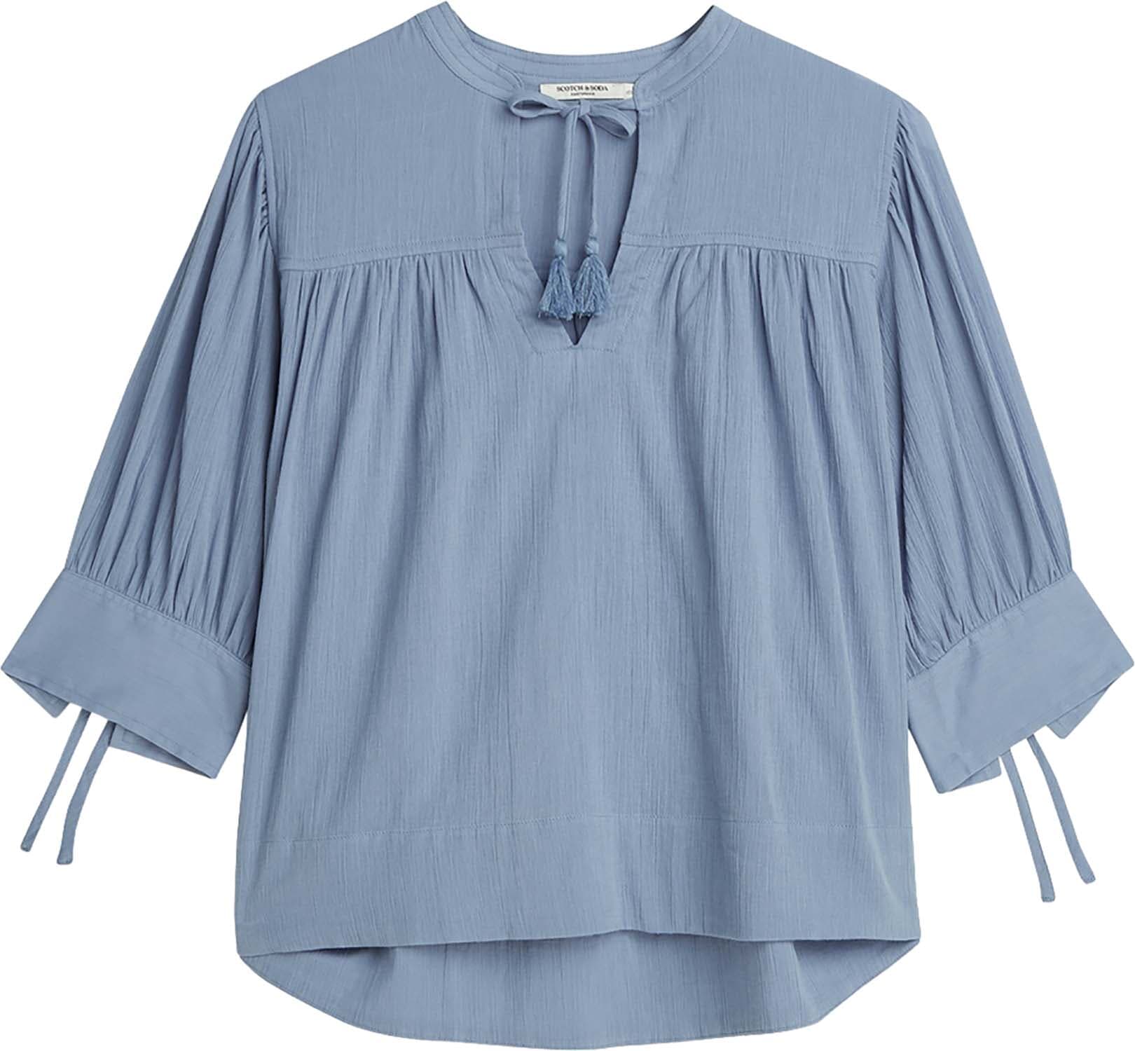 Scotch & Soda Blouse with gathers Relaxed  Roze