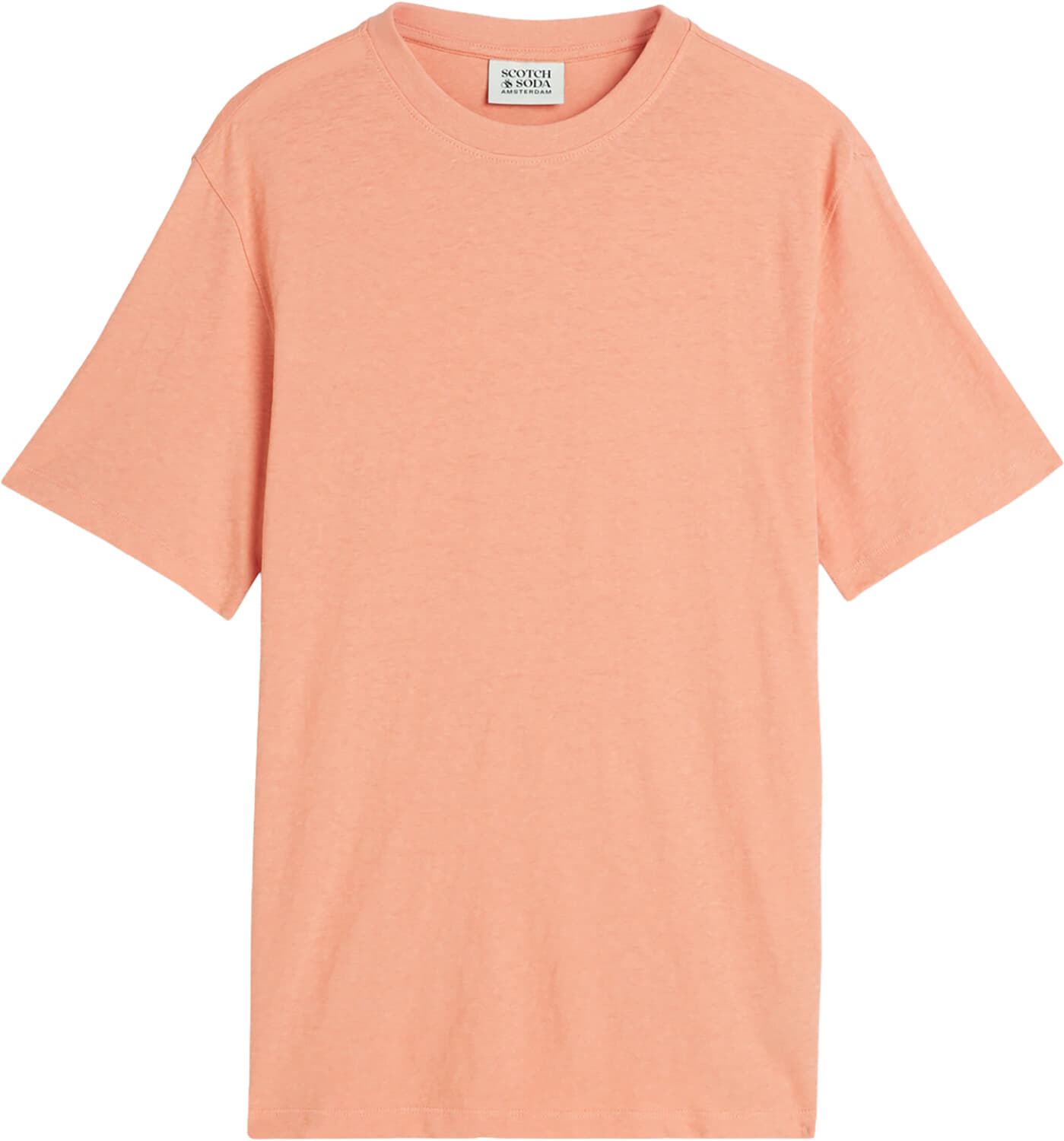 Scotch & Soda T-shirt 3 Crosses Regular fit Roze