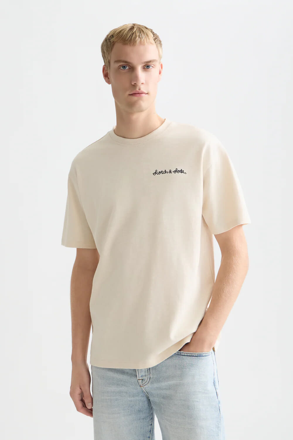 Scotch & Soda T-shirt Kaki
