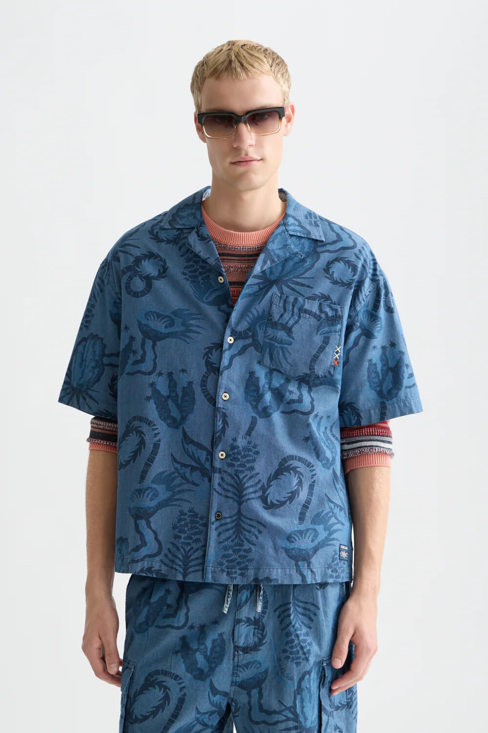 Scotch & Soda Overhemd  Indigo