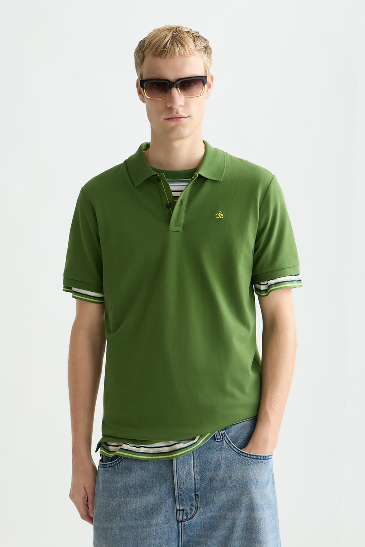 Scotch & Soda Polo  Groen