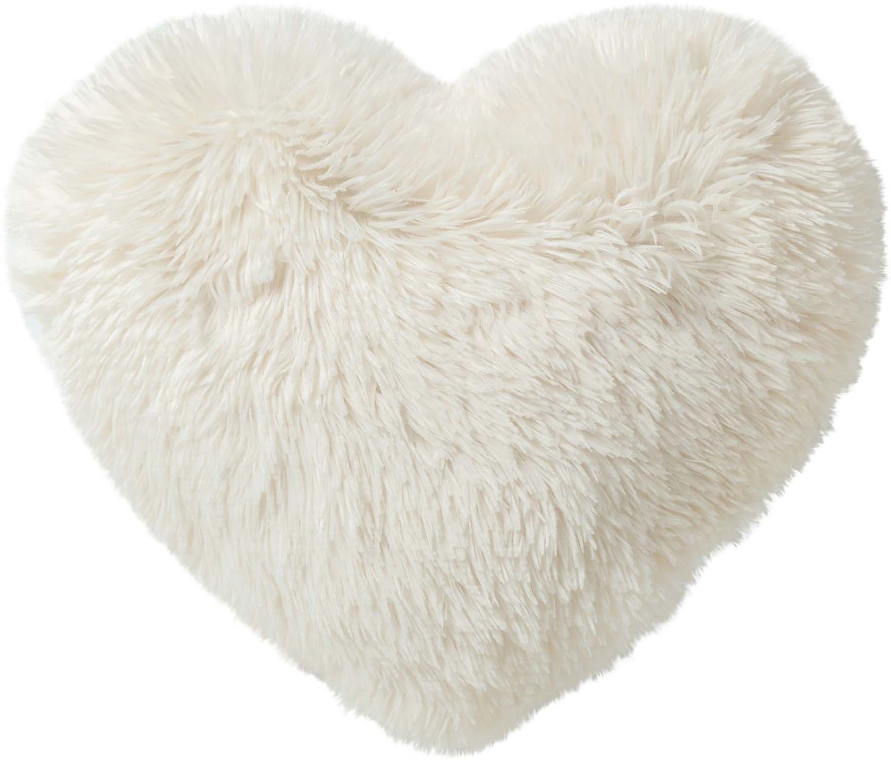 Dutch Decor Sierkussen Hart 40x45 cm Snow White Wit