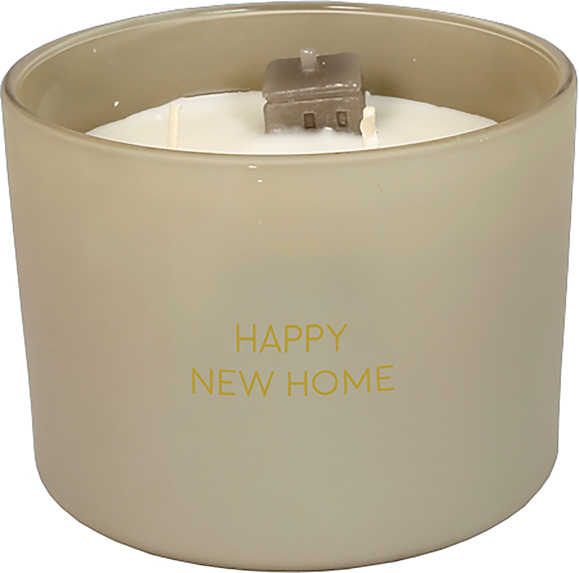 My flame lifestyle Geurkaars Happy New Home Kaki