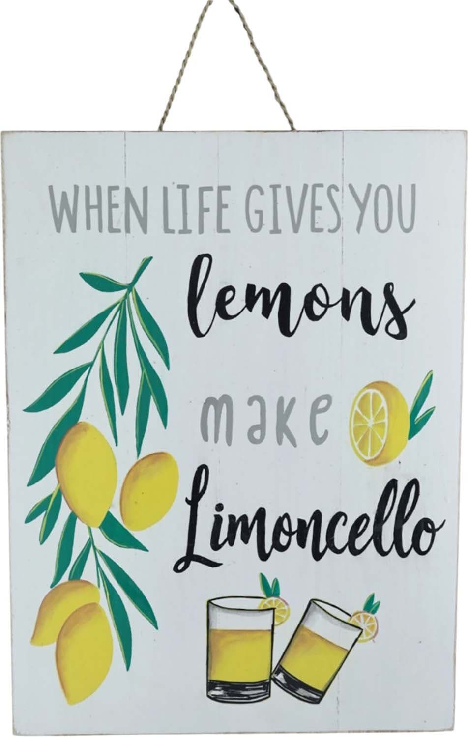 Bomont Collection Tekstbord Sasja LIMONCELLO 30x40 cm Multi