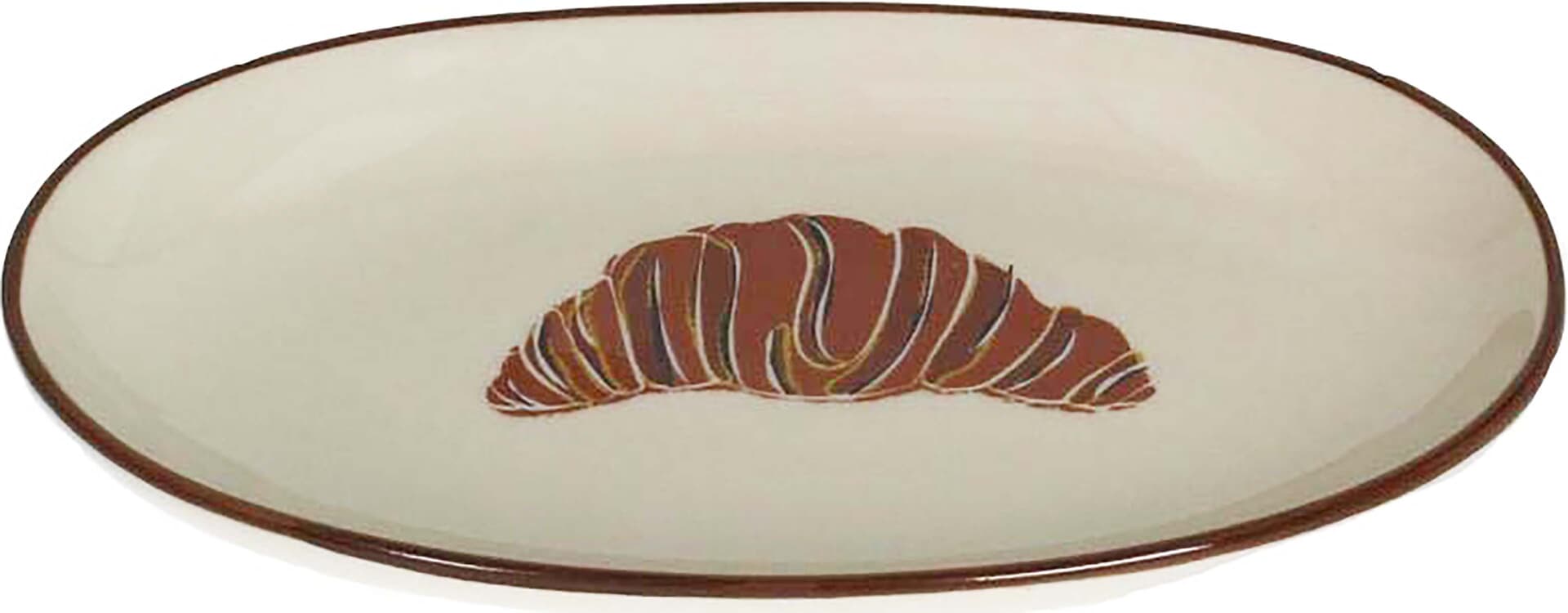 Bomont Collection Bord Croissant 21x12.5x2.5cm Bruin