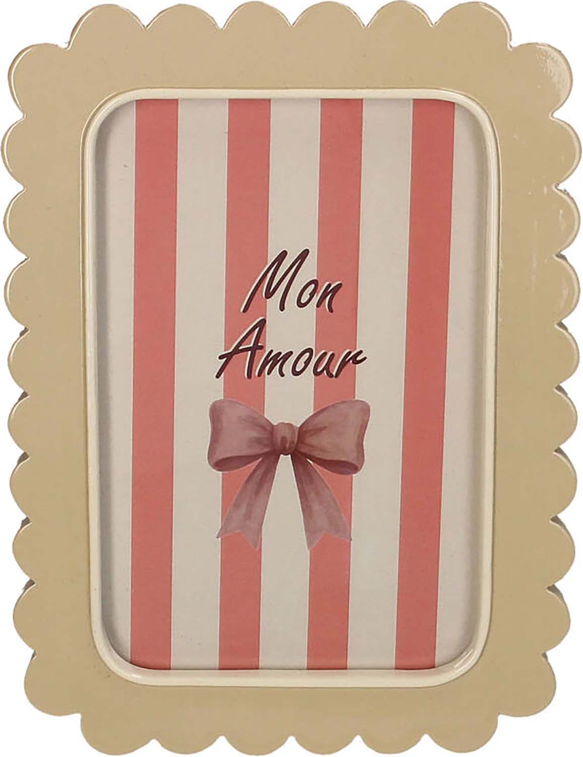 Bomont Collection Photo Frame Polyresin Beige 10x15cm Beige