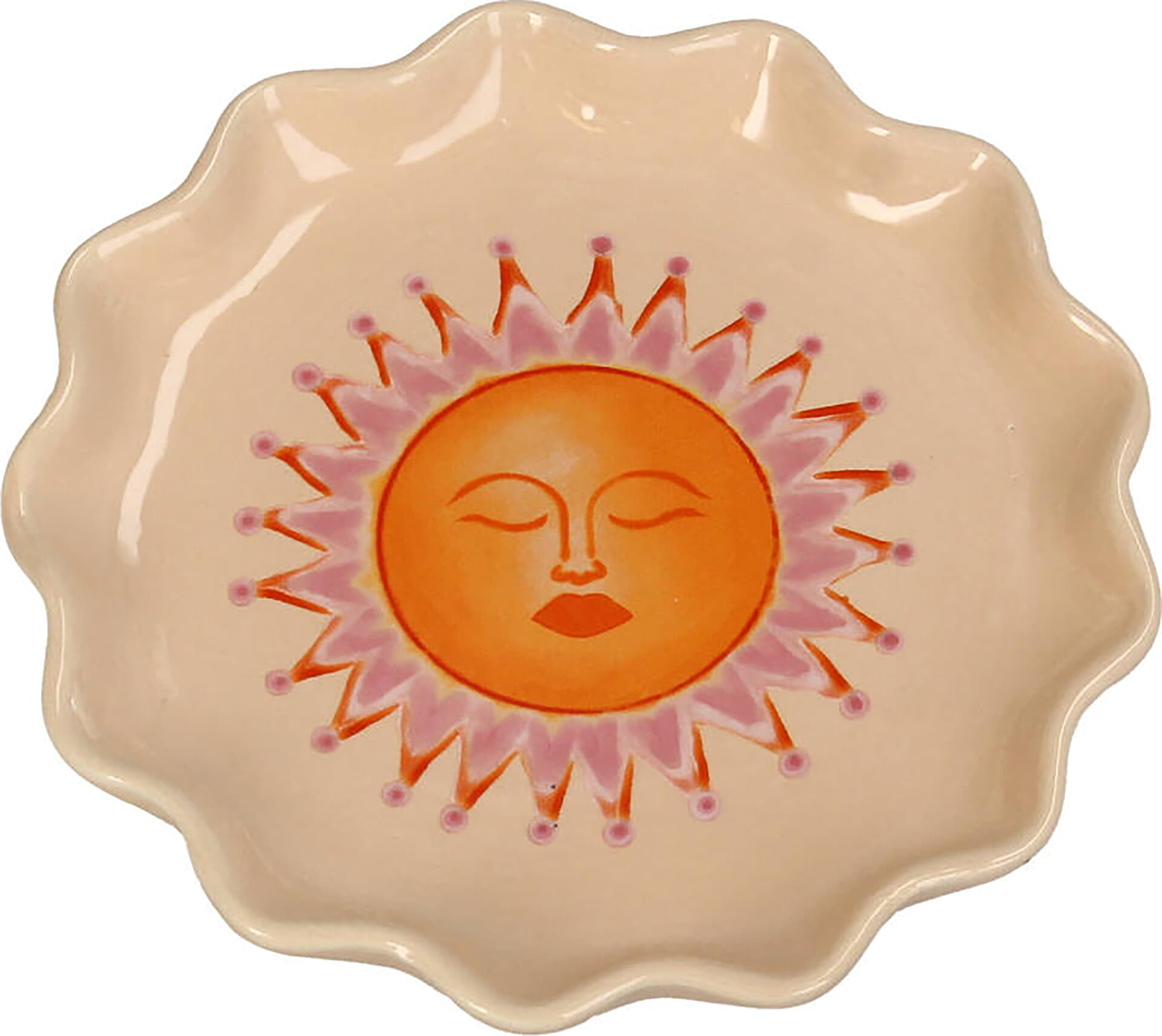 Bomont Collection Trinket Dish Sun Dolomite Multi 15.5x15.5x2cm Multi