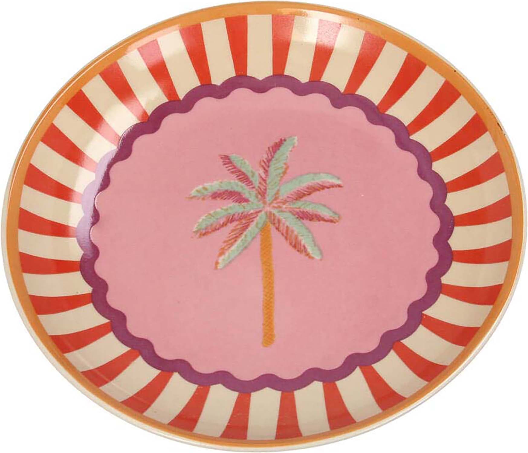 Bomont Collection Bord Palm Tree 16x16x2cm Multi