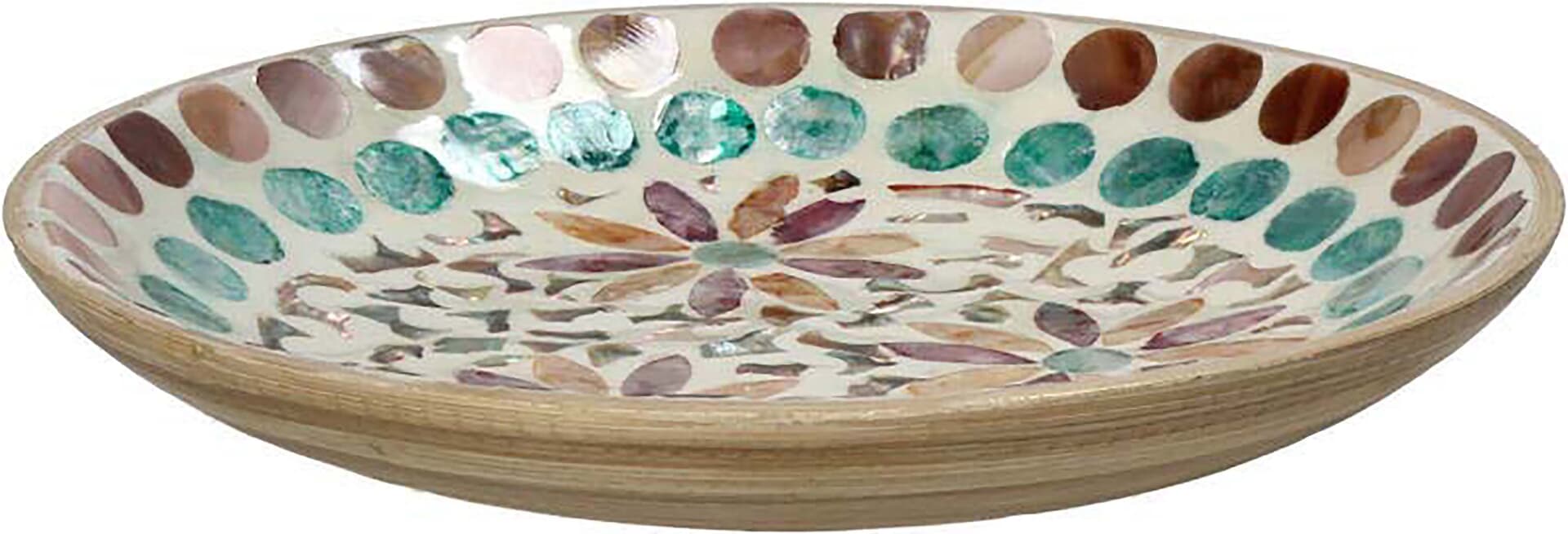 Bomont Collection Schaal Capiz 20x20x3cm Multi