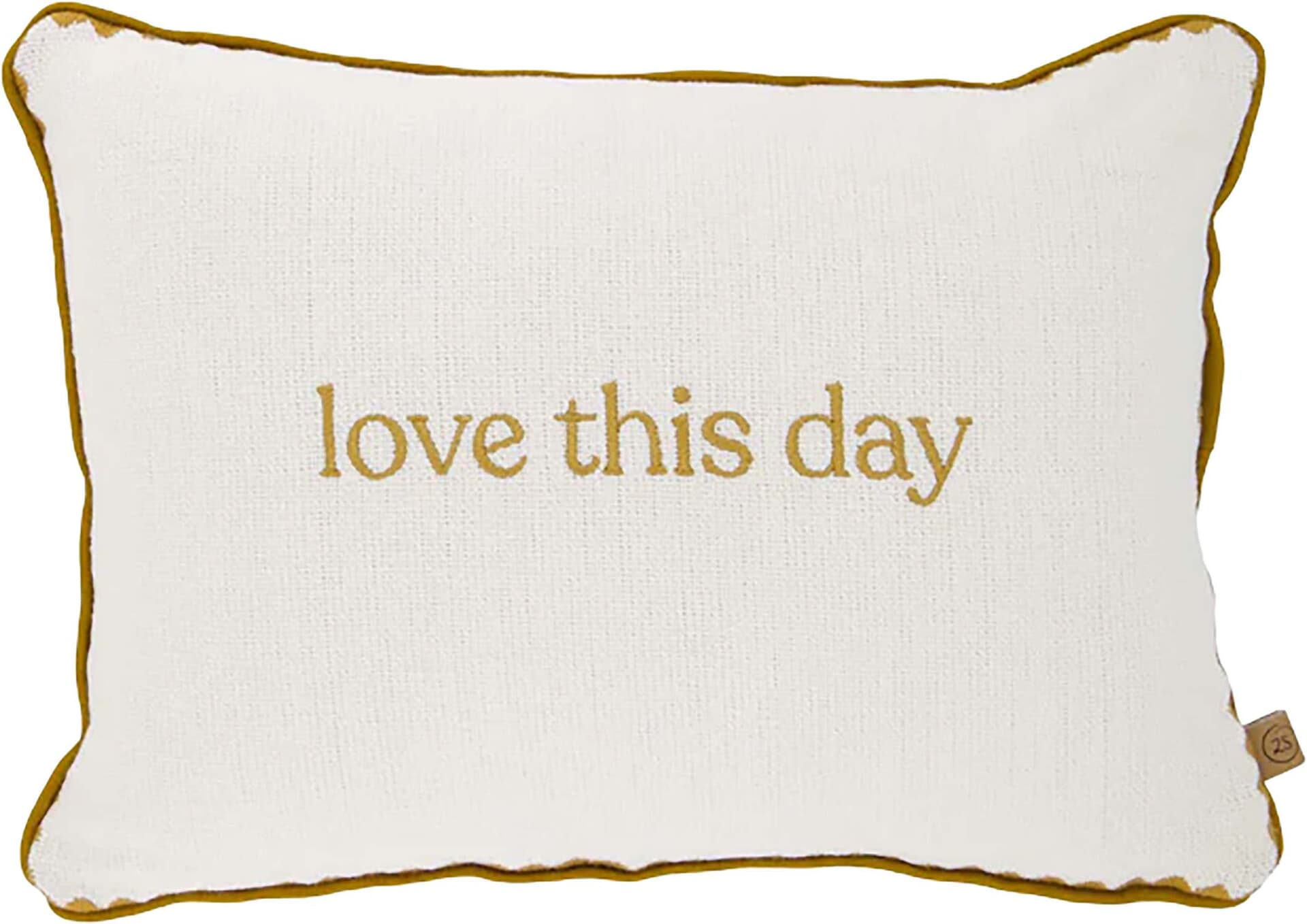 Zusss Kussen Love this day 35x25cm Wit
