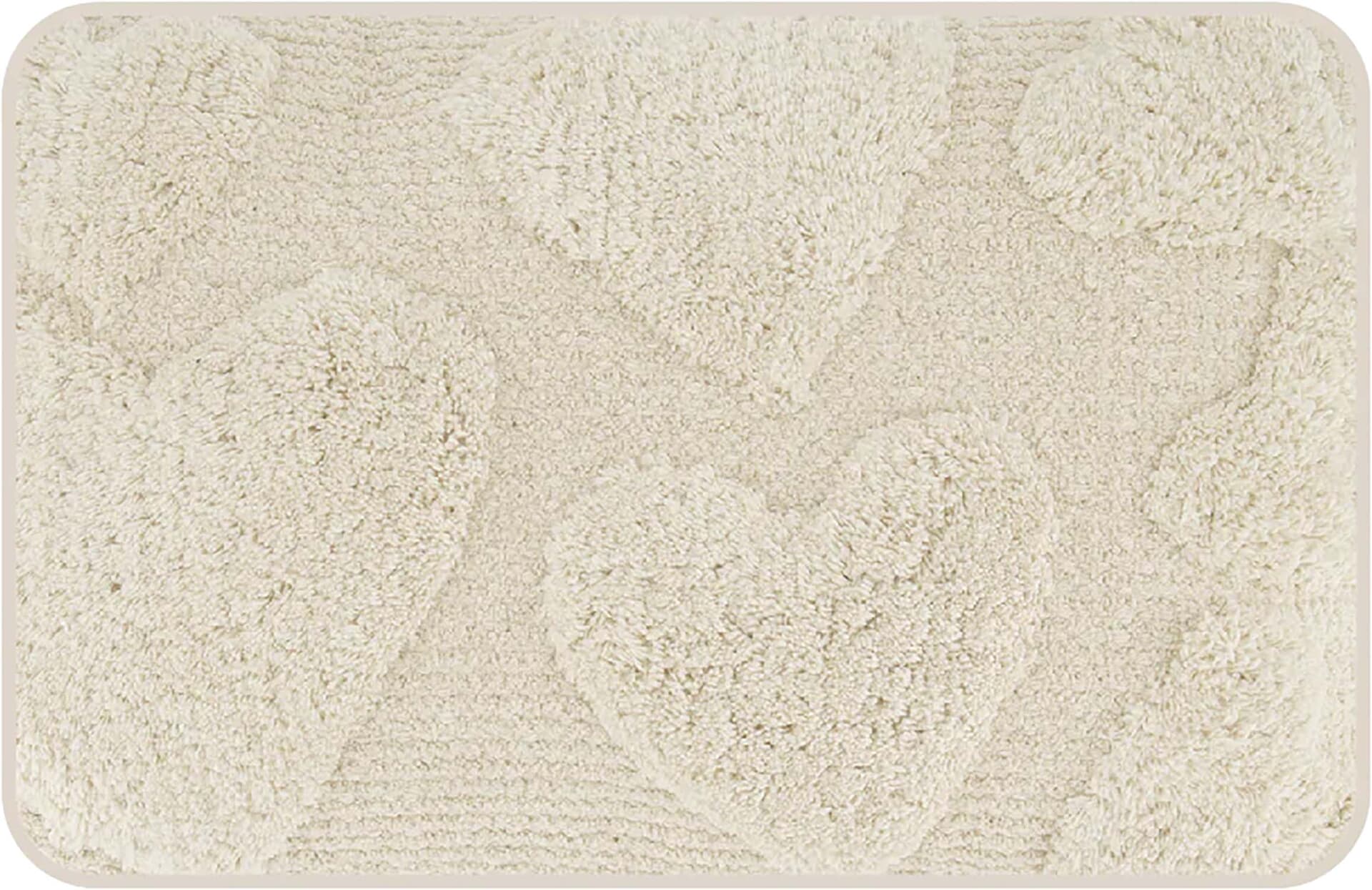 Zusss Badmat Hartjes 75x50cm Wit