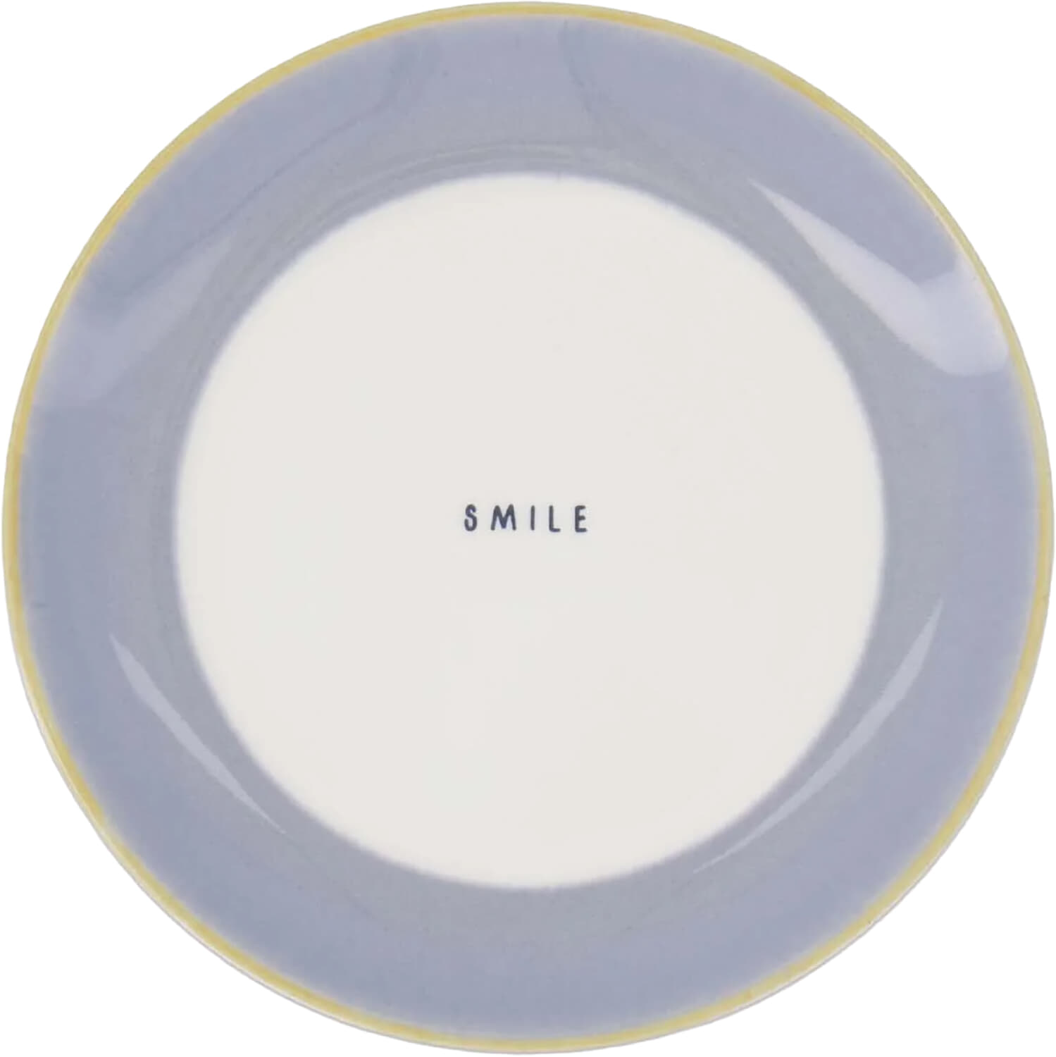 Zusss Gebaksbordje Smile Blauw